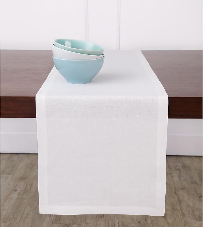 Solino Home Linen Table Runner 48 Inches - Image 2