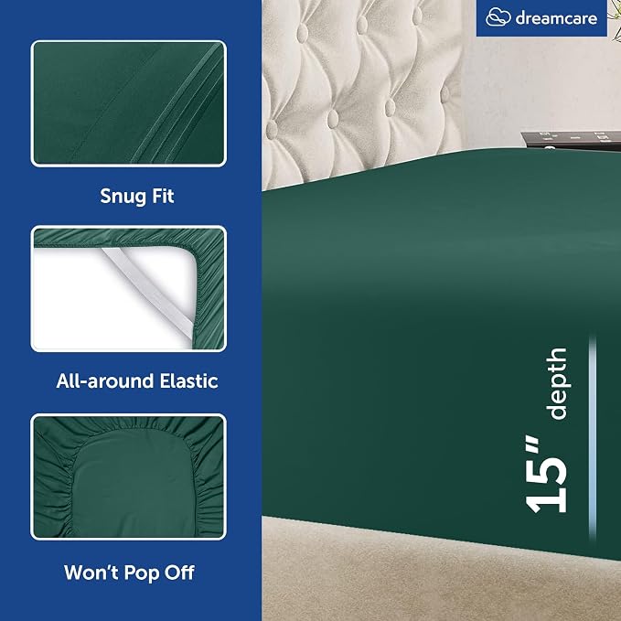 DREAMCARE King Size Sheets Set - Image 6