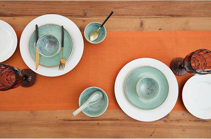 Solino Home Linen Pumpkin Table Runner 60 Inches - Image 3