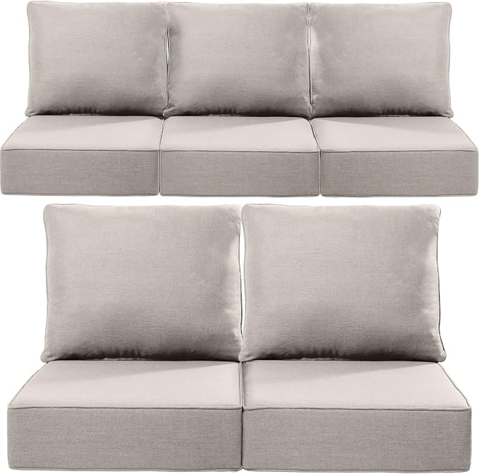 Luxury 22x24/22x25 6-Inch Outdoor Cushions by ACTREST