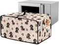 Dachshund Dog Heart Paw Print Toaster Oven Cover by HwzdsyxlCreativeHomeDecor