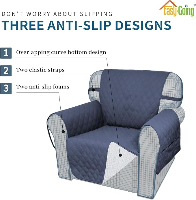 Easy-Going Sofa Slipcover Loveseat Cover Waterproof Couch Cover Washable Sofa - Image 3