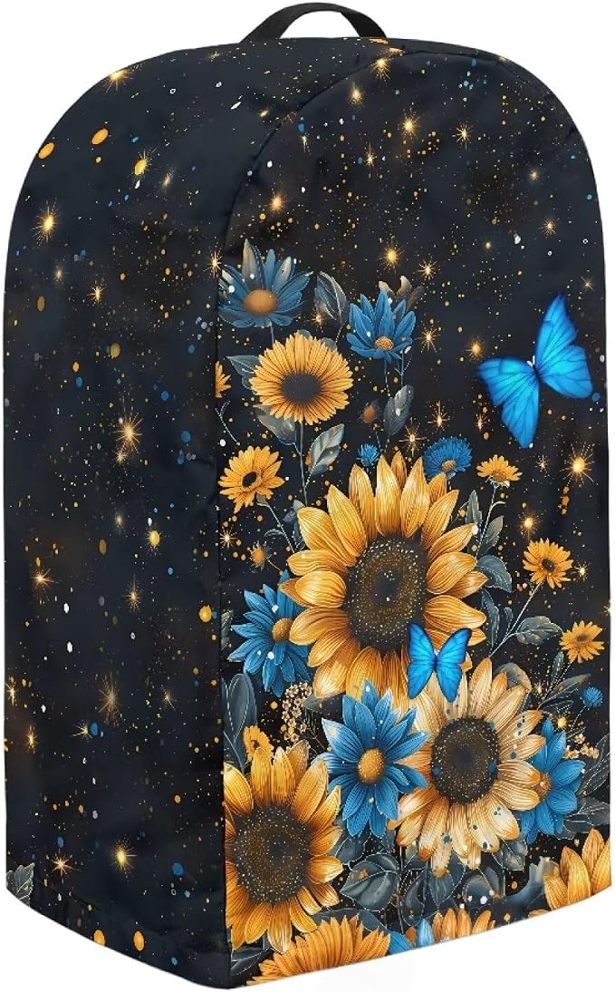 Butterfly Flower Print Blender Dust Cover Stand Mixer or Coffee Maker Appliance - Image 4