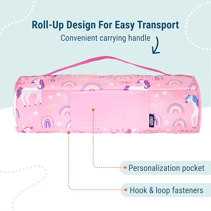 Wildkin 43-inch Kids Nap Mat – Soft Microfiber Toddler Sleeping Mat - Image 3