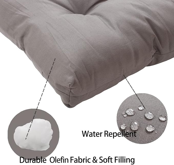 FUNHOME Outdoor Bench Cushion 48 x18 inch - Image 3