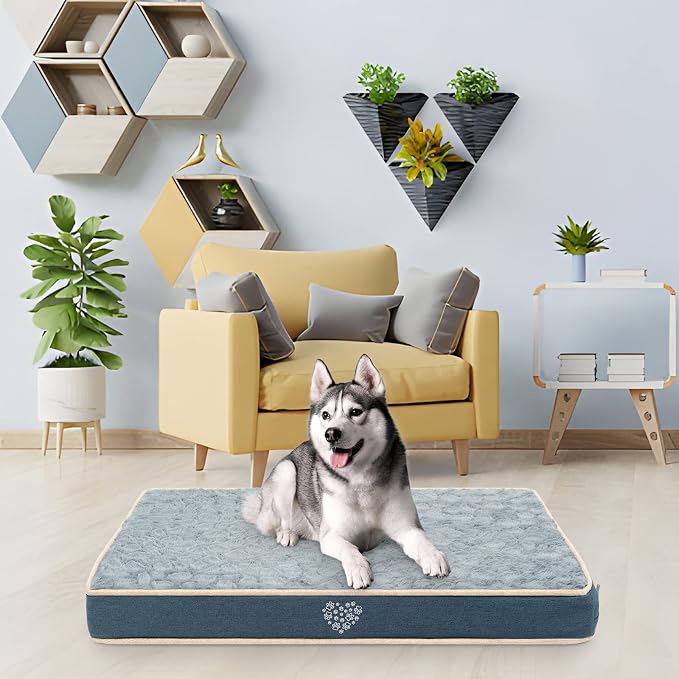 VANKEAN Waterproof Dog Crate Pad Bed Mat Reversible, Removable Washable Cover & - Image 7