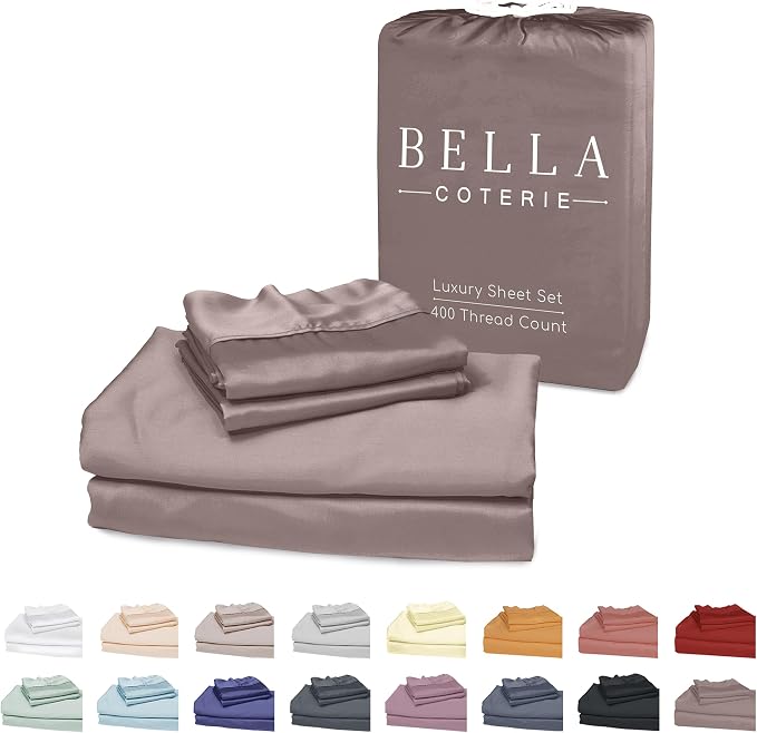 Bella Coterie Luxury Bamboo Viscose Twin XL Size Sheet Set | 100% Organically by BC