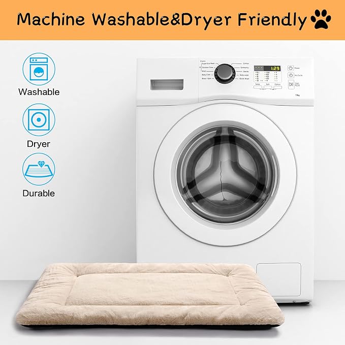 Dog Beds Crate Pad for Medium/Large Dogs Ultra Soft Dog Crate Bed Washable & - Image 5