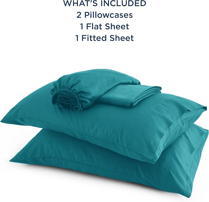 Bedsure Queen Sheet Set, Rayon Derived from Bamboo, Cooling Sheets, Breathable - Image 6