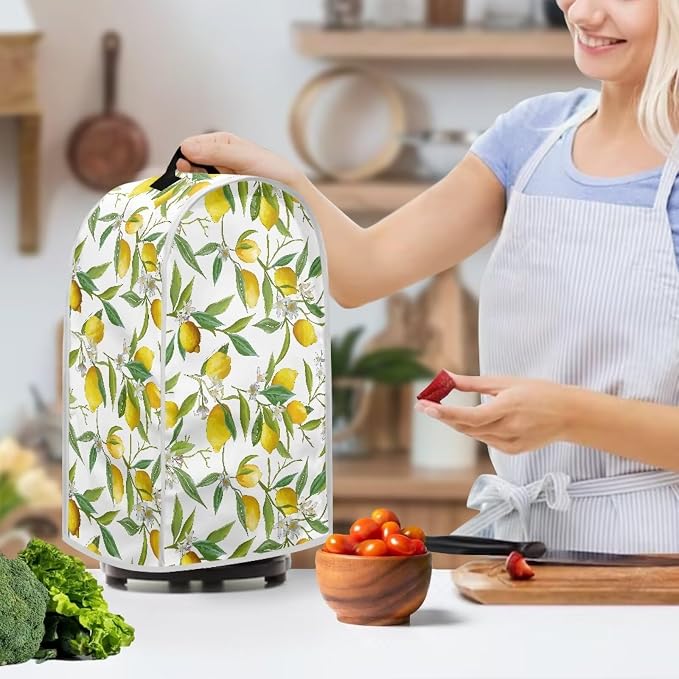 Yellow Lemon Blender Dust Cover, Anti Fingerprint Polyester Stand Mixer or - Image 3