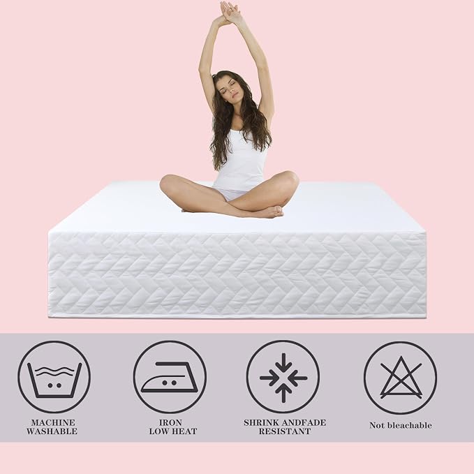 Queen Bed Skirt-Box Spring Cover - Image 4