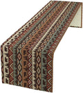 Rustic Bear Table Runner, Cabin Wild Animal Deer Moose Pine Tree Aztec Native by Unknown
