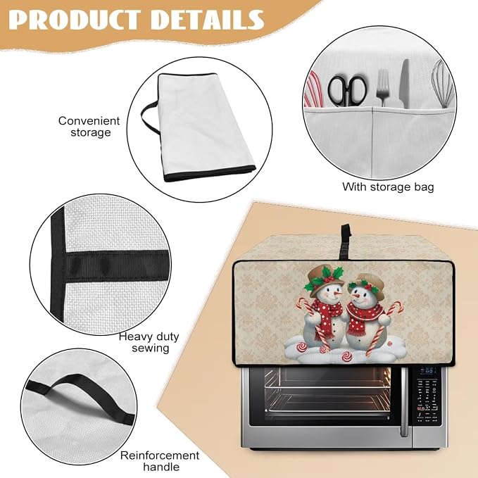 Air Fryer Toaster Oven Dust Cover Protective Microwave Oven Cover Small - Image 5
