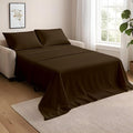 NON Sticky cotton Twin Size Sleeper Sofa Sheets, 4 Piece Egyptian Cotton Bed by Non-StickyCotton