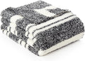 Snuggle Sac Black White Stripe Twin Size Reversible Super Soft Bedding Blanket by SnuggleSac