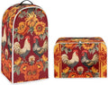 Rooster Kitchen Blender Dust Cover Sunflower Bread Maker Toaster Protector by Pointodoor
