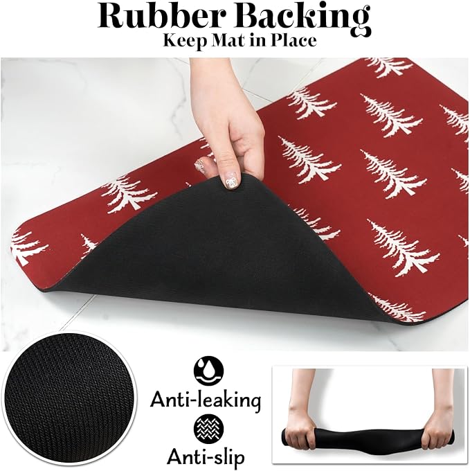 Dog Cat Food Mats for Floors, Absorbent Dog Bowl Mats for Food and Water - Image 6