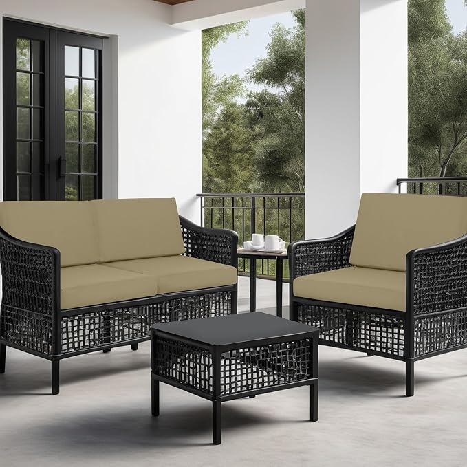 idee-home Outdoor Cushions for Patio Furniture, Outdoor Seat Cushions 28.5 x - Image 3