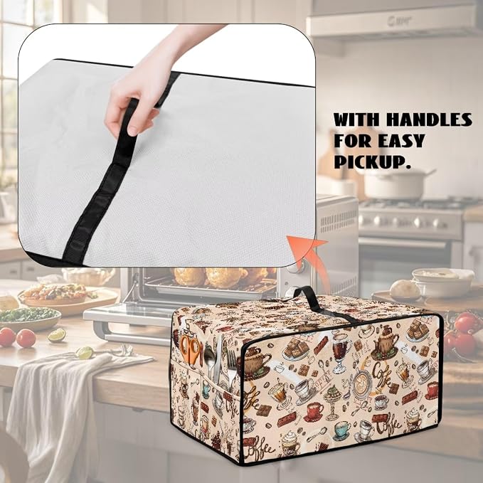Toaster Oven Dust Cover Small Kitchen Appliance Cover - Image 4