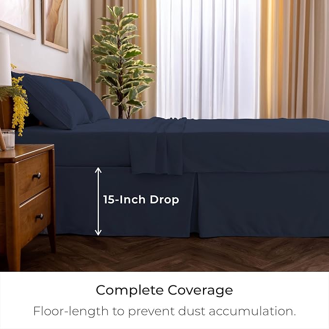 Mellanni Bed Skirt Twin Size - Image 2