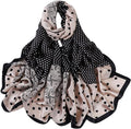 Fashion Scarves Scarf 100% Silk Feeling Scarf Silk Like Scarves Long by Myneiyi