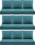 Luxury 6" Outdoor Cushions for Patio Furniture, Fade Resistant Couch Chair by Pugire
