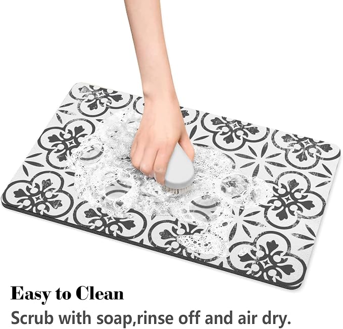 Dog Food Mats for Floors Absorbent, Pet Cat Food Mat - Image 6