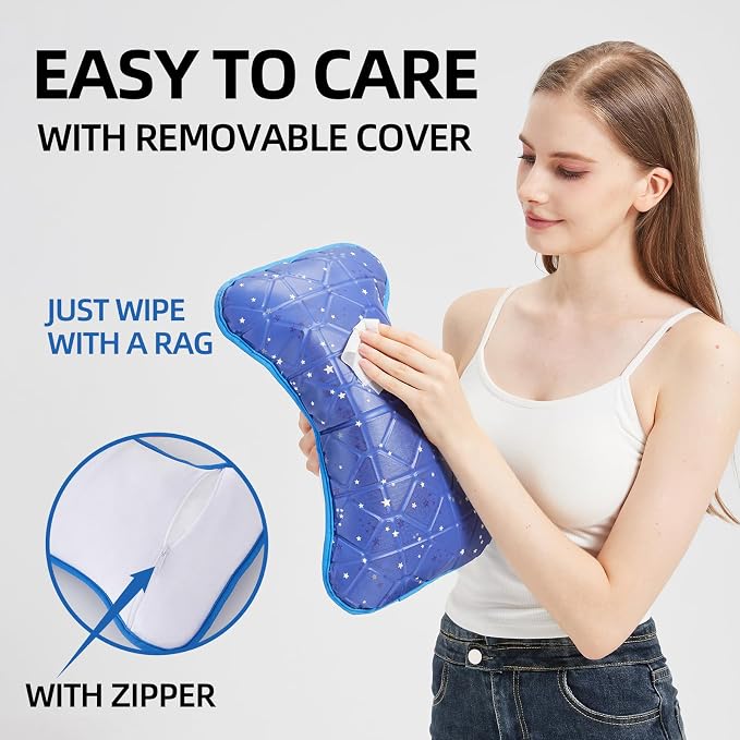 Small Cooling Gel Pillow, Kids Pillow 15" x 7", Cool Pillows - Image 7