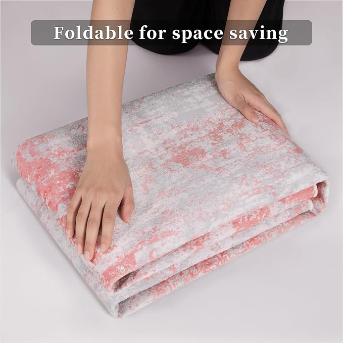 Ciicool 2x6 Washable Runner Rug, Modern Abstract Hallway Rugs Runner, Non-Slip - Image 6