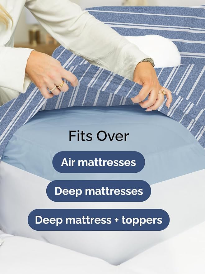 Extra Deep Queen Fitted Sheet - Image 6