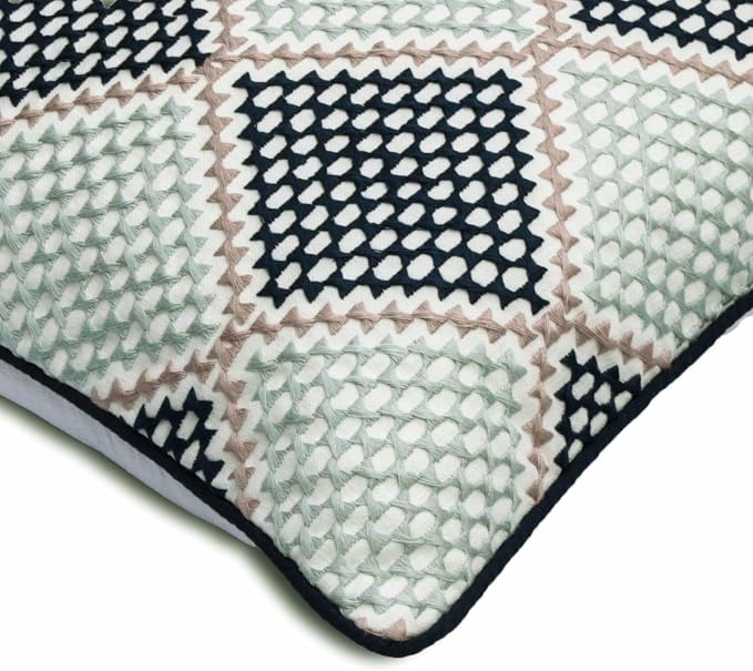 The HomeCentric King/Queen/Twin Blue Decorative Bed Runner Twin 53"x18" Bed - Image 7