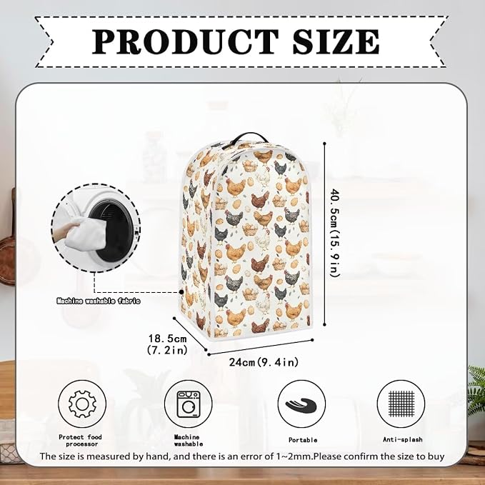 Print Blender Covers for Women Dust Cover Stand Mixer Appliance Cover Kitchen - Image 6