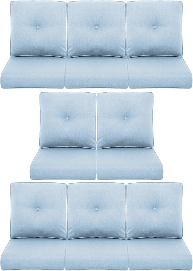 8-Piece Outdoor Patio Cushion Set by Pugire