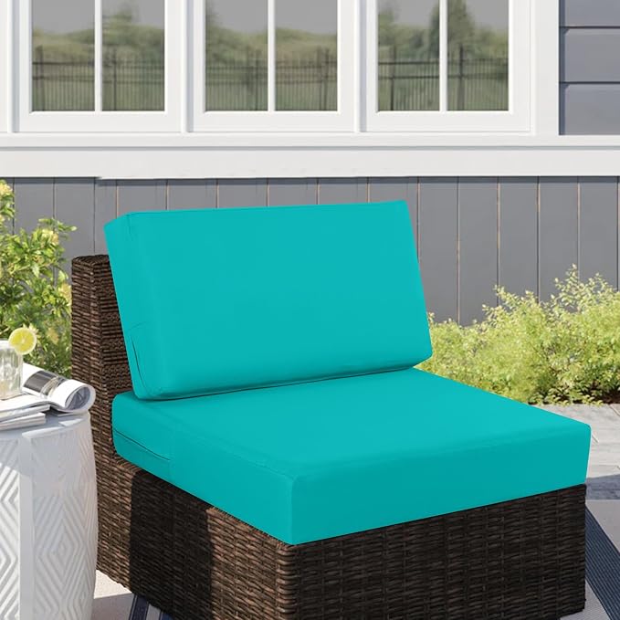 idee-home Outdoor Cushions for Patio Furniture, Outdoor Seat Cushion, - Image 2