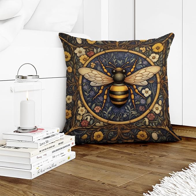 YOU FOUND ME William Morris Abstract Vintage Floral Velvet Butterfly Design - Image 7
