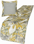 The HomeCentric King/Queen/Twin Grey & Yellow Decorative CA King 86"x18" Bed by TheHomeCentric