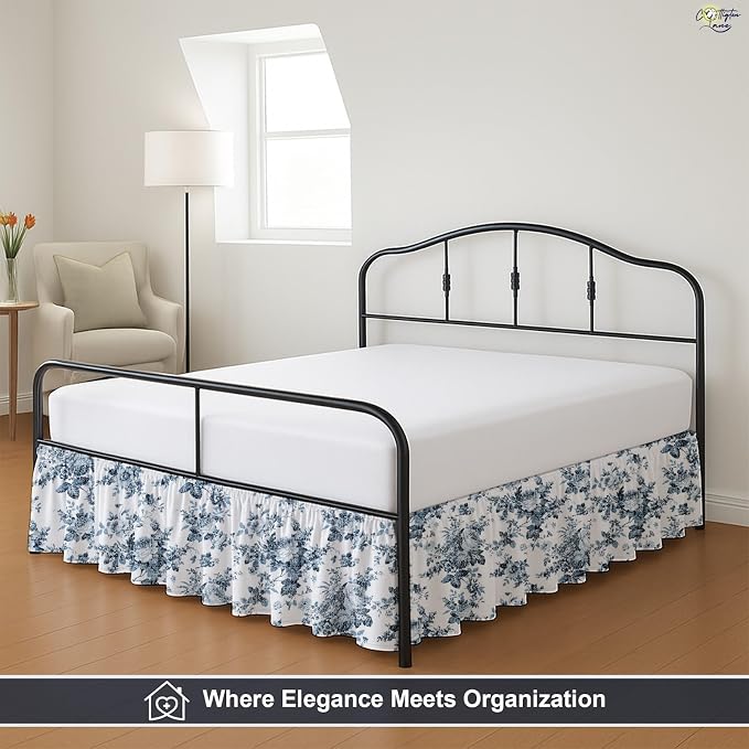 Cottington Lane Ruffled Bed Skirt King Size - Image 8