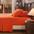 100% Linen Sheet Set Queen Size Extra Deep Pocket Fits 18-24 Inch Mattress by overket