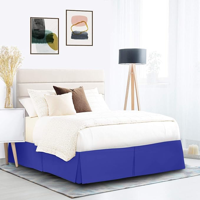 Nestl Royal Blue Full XL Bed Skirt - Image 9