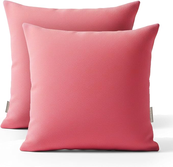 Haven & Glow Decorative Throw Pillow Cover – Square Cushion Case by Unknown