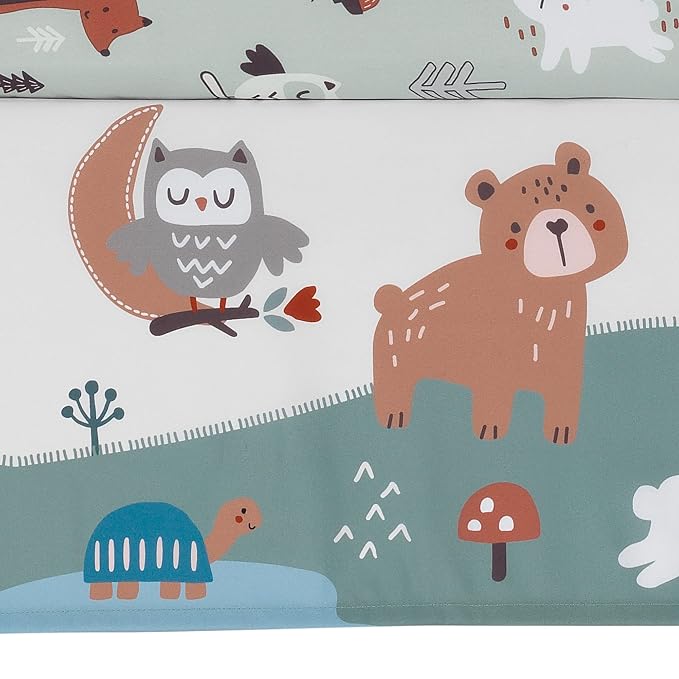 Bedtime Originals Animal Alphabet 5-Piece Infant Nursery Baby Crib Bedding Set - Image 7
