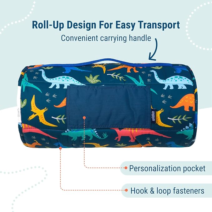 Wildkin Kids Original Nap Mat – Cozy Kids Sleep Mat - Image 4