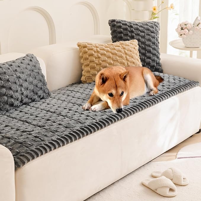 Plush Pet Sofa Covers for Dogs Washable Couch Protector for Cushion, Dog by GumfolkBrandFlagship