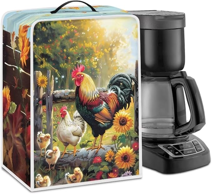 Mumeson Sunflower Coffee Maker Cover, Modern Stand Mixer Cover, Extra Large by Mumeson