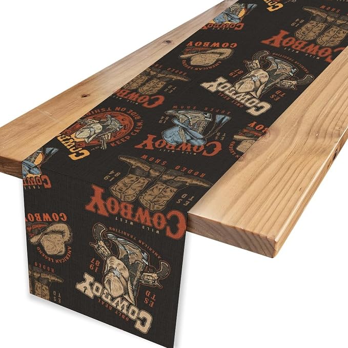 Western Cowboy Table Runner - Image 4