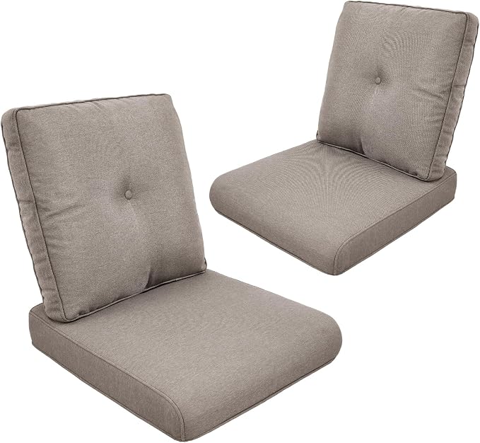Outdoor Chair Cushions-Patio Chair Cushions Set of 2 by NatureComfyOutdoorFurniture