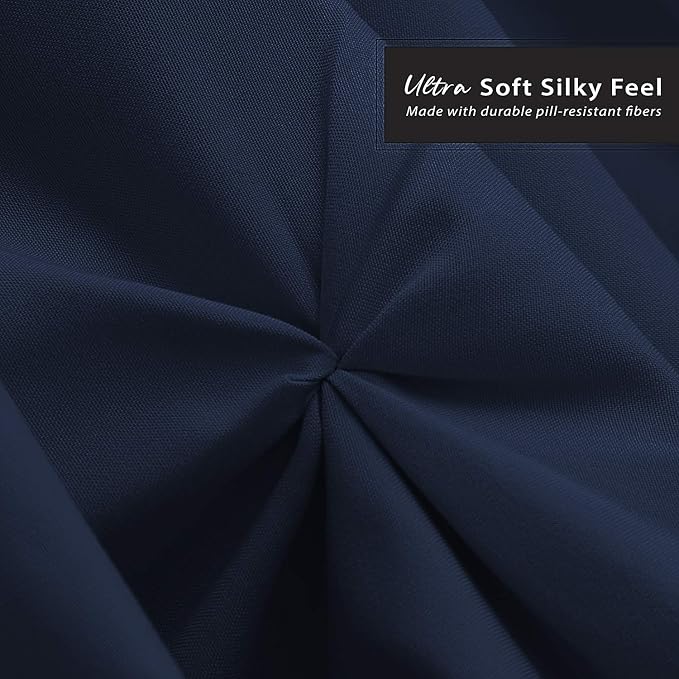 Nestl Navy Blue Bed Skirt - Image 5