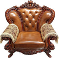 LUFEIJIASHI Luxury Couch Arm Covers, Washable Armrest Covers by LUFEIJIASHI