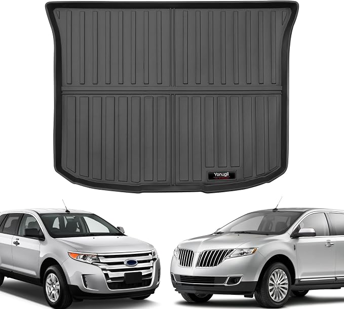 Custom for 2007-2014 Ford Edge/2007-2015 Lincoln MKX Cargo Mats Trunk Liner All - Image 4