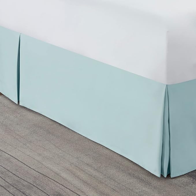 Nestl Light Baby Blue Full Bed Skirt - Image 8